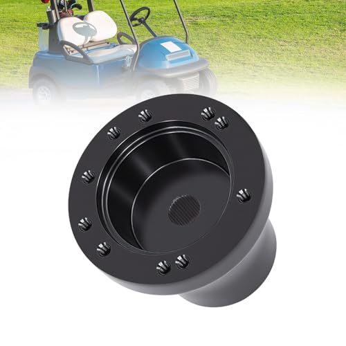 Adaptateur de volant de golf noir satiné pour rénover votre voiturette EZGO