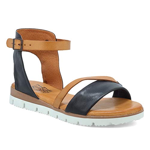 Miz Mooz Shep Women's Ankle Strap Sandal Black