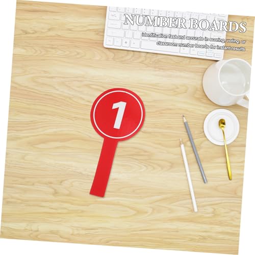 10 Piezas Tablas de Números en Espuma Roja con Agarre Cómodo miniatura 5