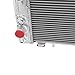 CU1193 Radiator for 1984-2001 Jeep Cheroke XJ Comanche 2.5L 4.0L L6, Aluminium Radiators for Cheroke Comanche XJ 1985 1986 1987 1988 1989 1990 1991 1996 1997 1998 1999 2000