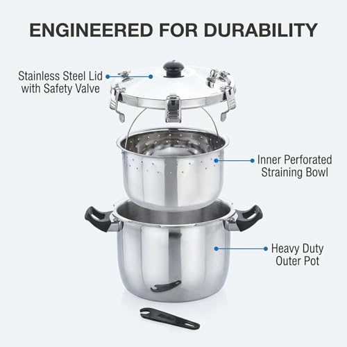 Image of Expresso Stainless Steel Induction Friendly Rice Cooker Silver (500 Gms, Plain Bottom)