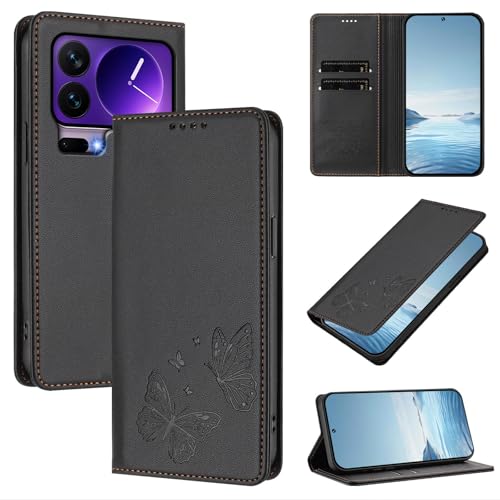 �X�}�z�P�[�X �Ή��@�� for Xiaomi 17 Pro Max �yRFID�u���b�N�z�y�J�[�h�z���_�[�t�����z �}�O�l�b�g�J�� �X�^���h�@�\�t���zBrown