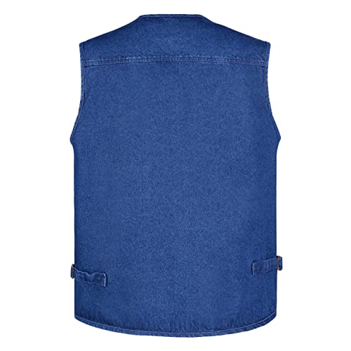 Men's Utility Work Hunting Travel Fishing Multi-Pockets Outdoor Vests2