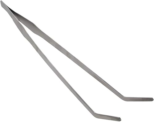 Miniatura 2 de Utoolmart Pinzas para plantas de acuario, pinzas curvadas de acero inoxidable, pinzas de acuario extralargas de 15.0 in, para pecera, herramientas
