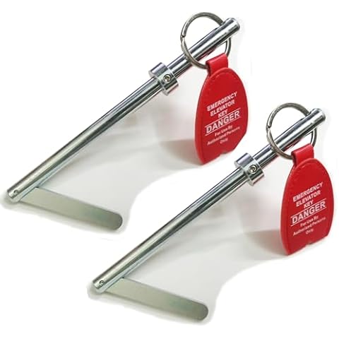 Emergency Elevator Door Key Compatible with ThysenKrupp Compatible with Dover Compatible with Otis Compatible with KON Door Elevator (10, Key) Cover