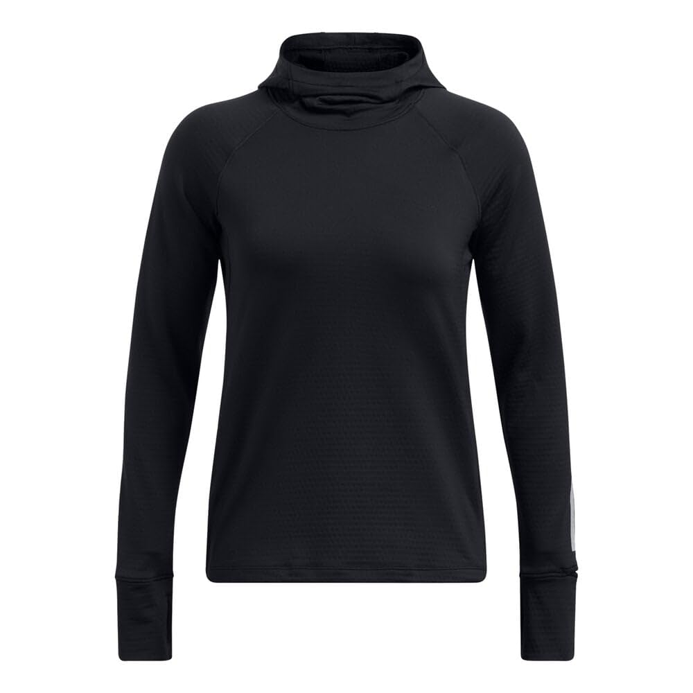 Under Armour Launch Elite Coldweather Balaclava Hoodie Laufkleidung Kapuzen-Sweatshirt Schwarz – Schwarz