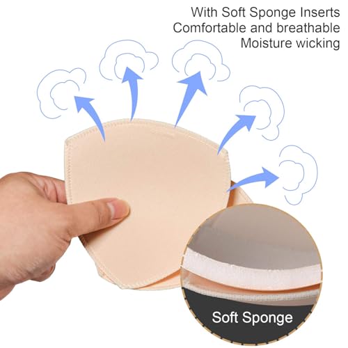 Image of URSMART Bra Pads Inserts, Bra Cups Inserts,Removable Breathable Push up Bra Inserts for Sports Bra or Bikini Tops
