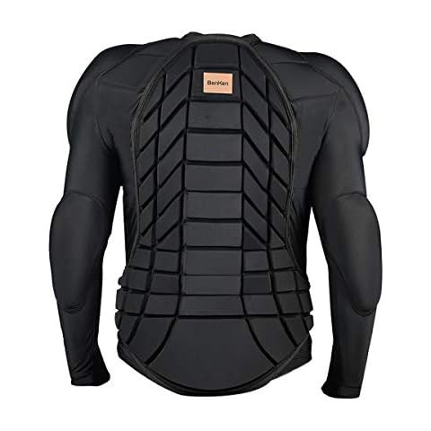 BenKen Men's Women's Professional Anti-Collision Sports Shirts Motorcycle Protective Jacket Full Body Armor Protector Back Protector for Skateboarding Skating Snowboarding Cycling Cover