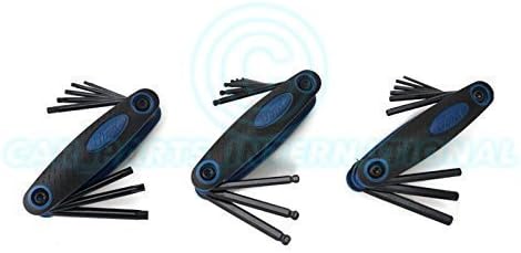 FORD TOOLS - Folding Hex Key Combination Set - Hex, Ball Point and Torx Keys - FHT-H-0022MM