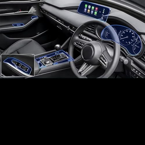 Film de protection console Mazda 3 Axela pour éviter les rayures de clés