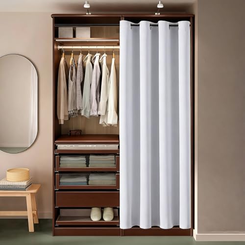 Rideau voilage isolant 180 x 280 cm blanc haute performance thermique
