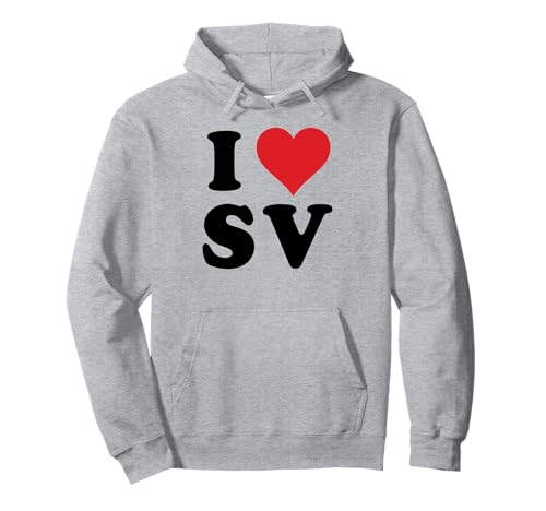 I Heart SV Initials I Love S.V. First And Last Name S V �p�[�J�[