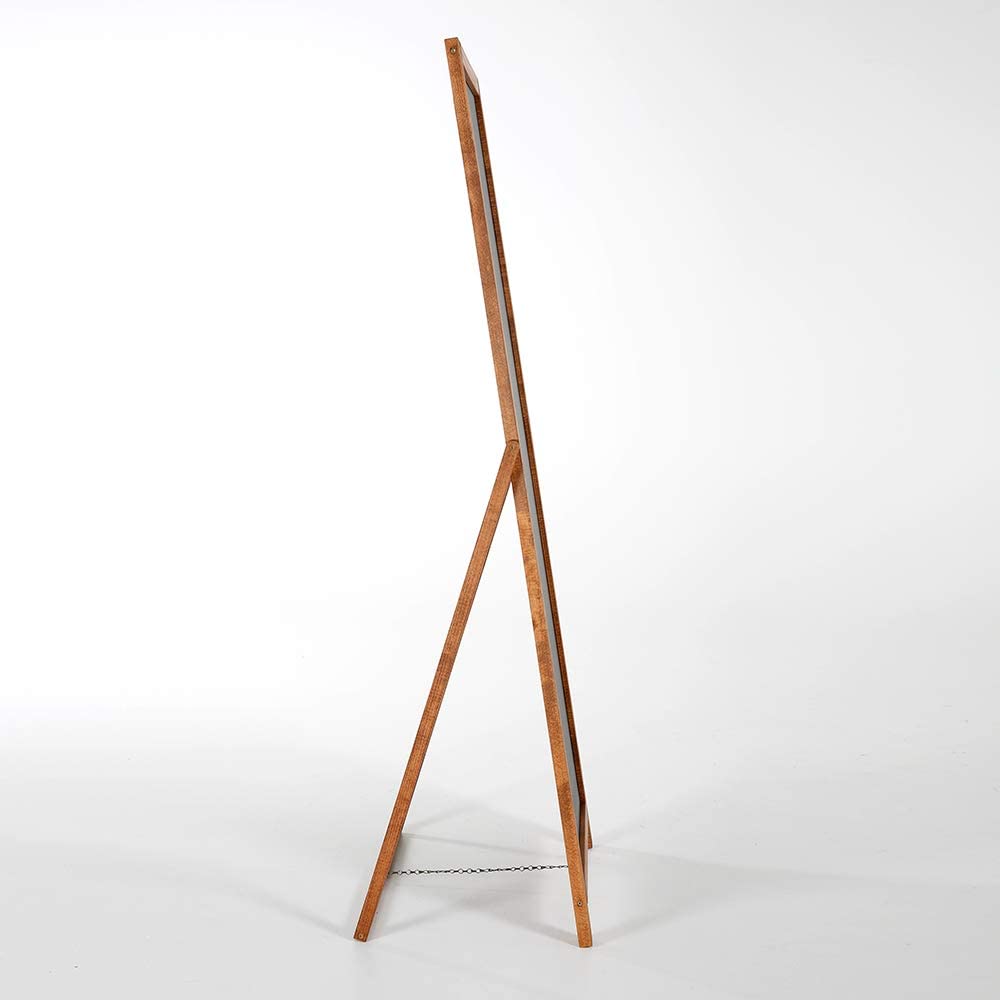 cabde madera vintage para clientes Escaparate de madera | Escaparate publicitario con carteles de madera maciza de haya certificada | Superficie de escritura 44 x 137 cm