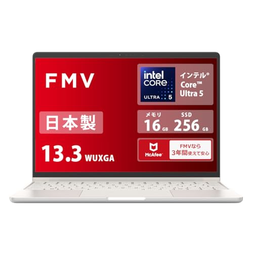 xm m[gp\R { FMV Note C WC1-K1 (Win 11/13.3^/Core Ultra 5/16GB/SSD 256GB/OfficeȂ) AZ_WC1K1_Z878