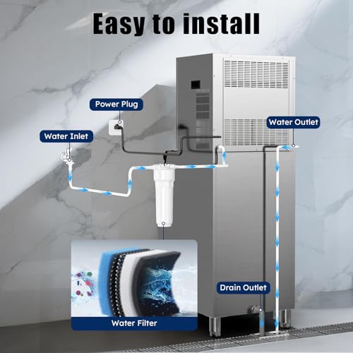 Commercial ice maker machine
