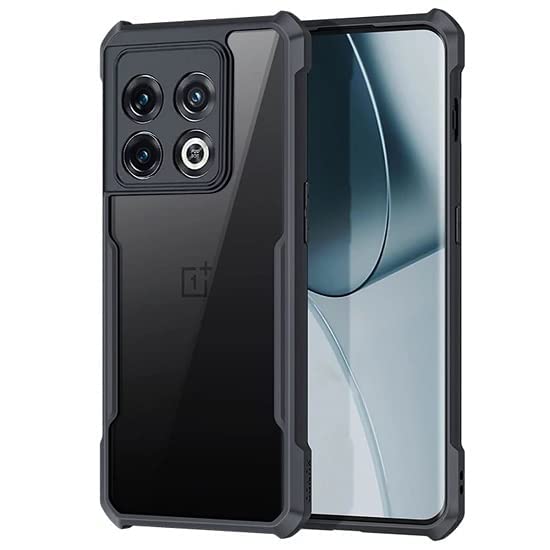 Image of SPAZY CASE OnePlus 10 Pro 5G Back Cover | Transparent Crystal Clear Hard PC Back Case with TPU Bumper, Military-Grade Drop Protection Case Cover for Oneplus 10 Pro