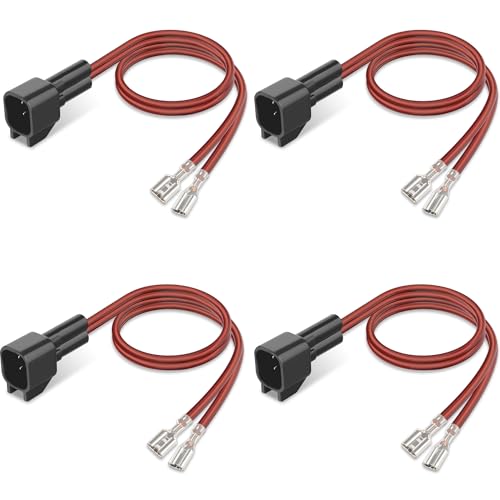 4 Pcs 72-5600 Speaker Harness,Thicker Longer Professional Speaker Wire Harness Adapter Connector Plug Replacement,Car Audio Cable for Chevy Mazda Lincoln Ford F150 F250 Escape