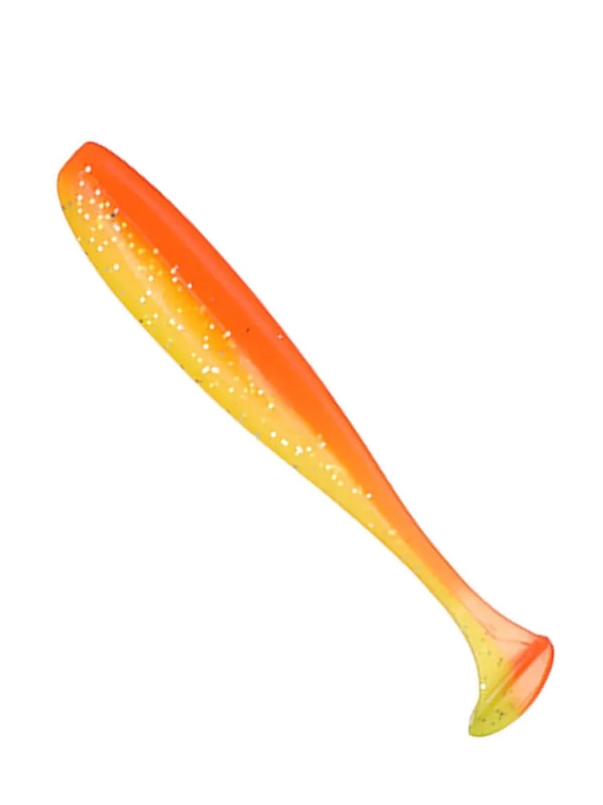 30 pz 5 cm 1g Esche da pesca in plastica morbida Paddle-Coda Silicone Esche artificiali Pesca Wobbler Luccio Pesce persico Trota Bass Lure