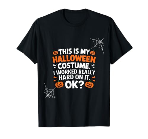 Este es mi disfraz de Halloween Pumpkin Group Family Matching Camiseta