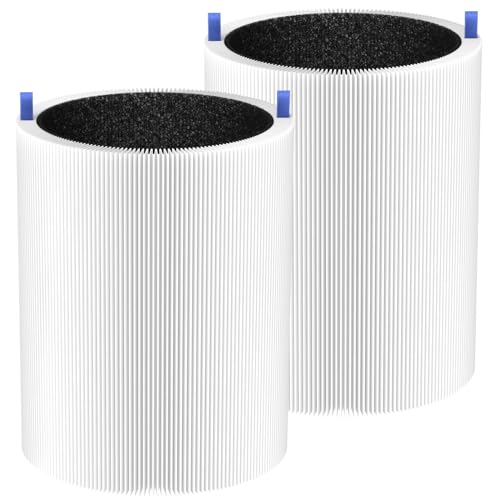 2 Pack 311i+ Max Replacement Filter Compatible with Blueair Blue Pure 311i+ Max Air Purifiers, HEPA and Activated Carbon Air Filter for Blue Pure 311i+ Max, Compare to part #F3MAX+