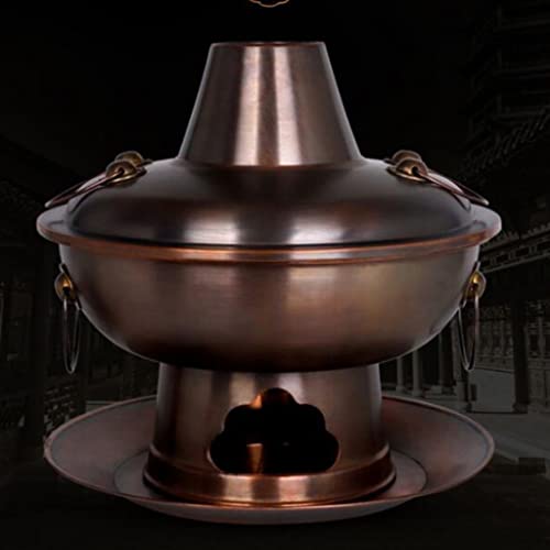 Olla para hot pot chino de cobre 36cm miniatura 2