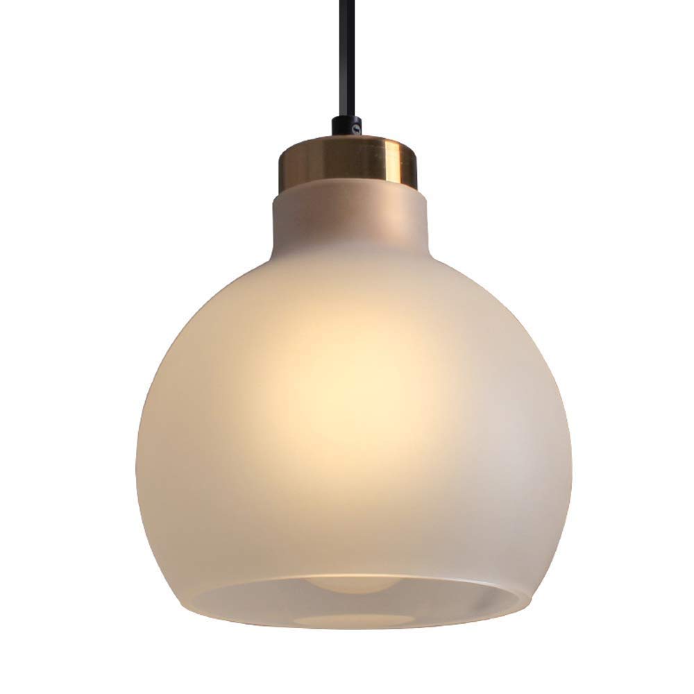Luminaire restaurant de style rétro américain avec suspension en fer forgé
