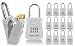 Lion Locks 1500 Key Storage Realtor Lock Box with Set-Your-Own Combination, (12 Pack , White)