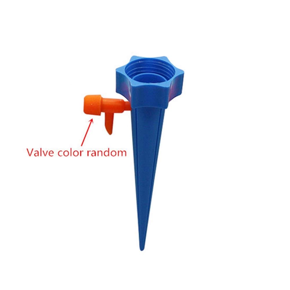 Kit tubo flessibile dell'irrinkler pianta Impianto Spiked Waterers con registrabile del dispositivo della valvola automatica Self-Watering Giardino Economia domestica irrigazione a goccia Strumenti 50