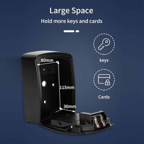 Caja de almacenamiento inteligente para llaves con Bluetooth TUYA 3
