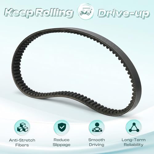 Image of DRIVE UP 1016203 101916701 Starter Generator and Drive Belt Kit for Club Car DS Precedent Golf Cart