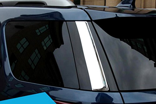 Itrims Car Accessoris For Ford Explorer 2011-2019 Rear Spoiler Side Window Cover Strip Cover Trim Auto Styling Decor Sticker Abs Chromed #TOP1