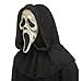 Fun World Ghost Face Deluxe Aged Mask