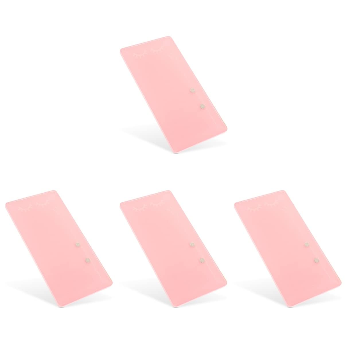 FRCOLOR 4pezzi Eyelash Extension Display Board Acrilico Con Supporto Magnetico Per Pinzette Per Estensioni Di Ciglia Salone e Uso Personale Strumento Essenziale Per Appassionati Di Makeup