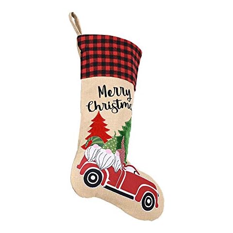 Christmas Stocking, Christmas Stocking for Family Christmas Decoration Xmas Character Holiday Season Party Decor - Car Cover