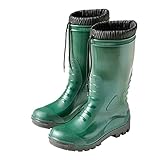 Resistentes al agua. Botas Goma Altas Verdes Invierno 80 Nº43