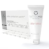 Das TattooMed After Tattoo beruhigt und hilft bei der Regeneration gesunder Haut.
