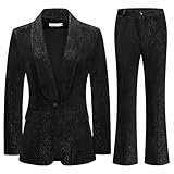 Luxe Comfort: Crafted from a premium blend of soft polyester, silver threads, and spandex, this women's velvet suit set delivers unmatched comfort with a touch of shimmer. The fabric is luxuriously soft to the touch, making it a pleasure to wear all ...