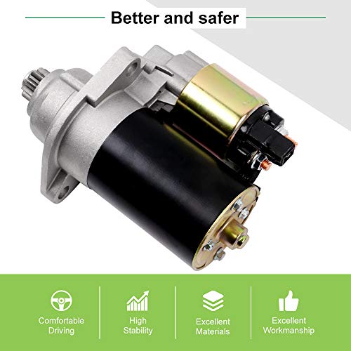 Image of SCITOO Starters 17780N 0001107022 fit for Audi Auto TT Coupe /Quattro 2000-2006 for Volkswagen VW Auto for 1999 2000-2004 1998-2005 2.0L for Golf 2000-2006 1999-2006 for Jetta 2000-2005