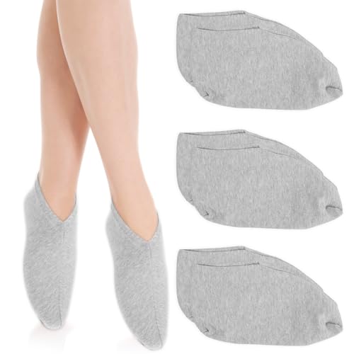 3 Pairs Foot Moisturiser Socks Overnight, Spa Cotton Socks for Foot Cream, Lotion Sock for...