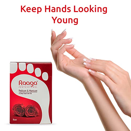 Raaga Professional Manicure Pedicure Rose 12 Sachets 63 g - Image 3