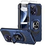 Mocotto for Cricket Icon Pro 2026 Phone Case/AT&T Motivate Pro 2 5G Case with Tempered Glass Screen Protector,Military Grade Heavy Duty Shockproof Protective Cover,with Ring Kickstand (Blue)
