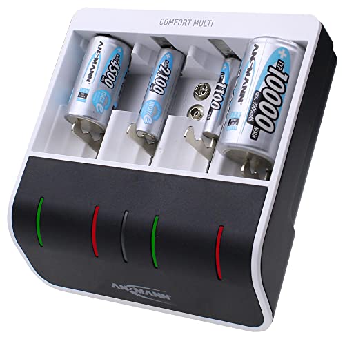 NiMH Battery Charger for AAA, AA, C, D, 9V, Fast Charging