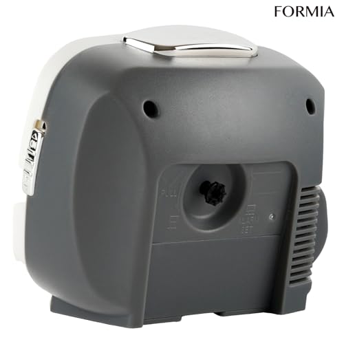 Formia(フォルミア) 目覚まし時計 蓄光 静音 連続秒針 電子音 スヌーズ アナログ 置き 卓上 保土ヶ谷電子販売 ホワイト HT-A015W-WH [4]