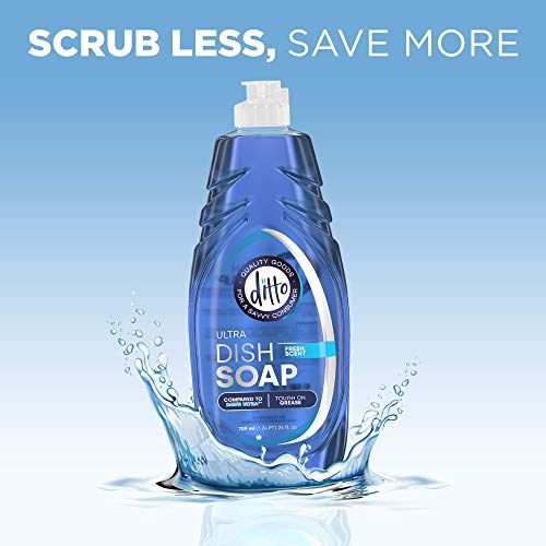Image of Ditto Ultra Dish Soap (Ultra) 48 fl Oz - 2 Pack - Extra Tough On Grease & Stains