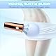 Mini Starker Vibrationsmassagestab für Frauen: Kabellos, Leise & Wasserdicht mit 7 Modi & 3 Intensitäten - Weiches Silikon, Tragbares Ganzkörper-Massagegerät - Geschenk(Milchblau)