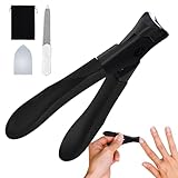 Nagelknipser Für Finger Und Zehen | Breite Backe Ergonomisch | Fingernageltrimmer,Für Erwachsene Und Senioren Zur Fuß- Fingerpflege Sowie Entfernung Für Die Heimpflege