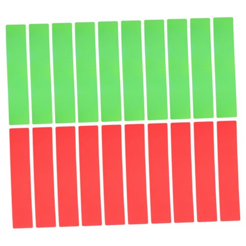 Happyyami 20PCS Tennis Court Markers Sturdy Spot Markers for Training Flat for Sports for Football and Tennis Training Aids Indoor/Outdoor Use