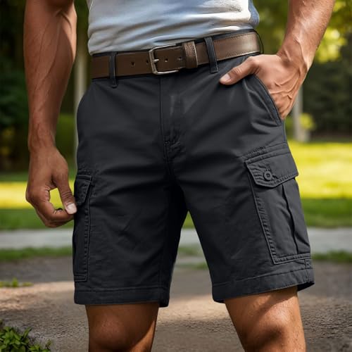 Short cargo urbain léger coupe ample avec poches pour randonnée