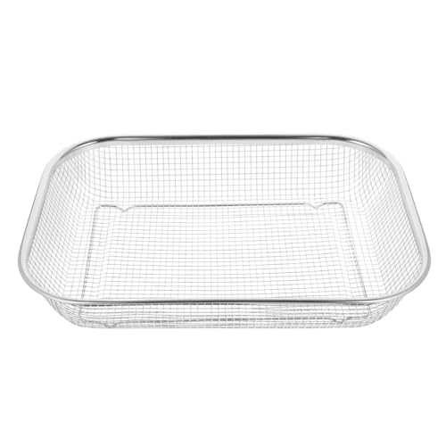 Colador de malla de acero inoxidable UPKOCH 14.56x10.62x2.95 in
