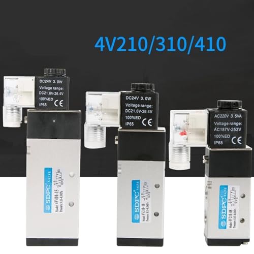 Composant pneumatique 4V310-10 DC12V électrovanne 5 voies 3/8